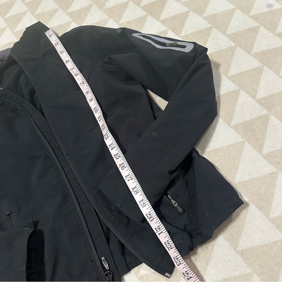 Columbia titanium black jacket full zip comfort drawstring water resistant - Picture 2 of 7